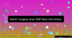 Cek Mantri Tangkap Anak Smp Main Slot Online